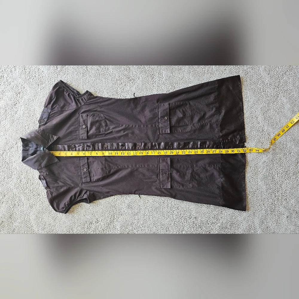 Brown Button Down Dress - Picture 5 of 10